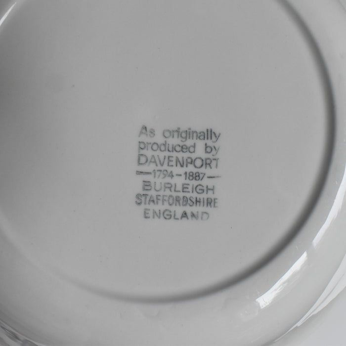 ヴィンテージ深皿 DAVENPORT Burleigh Staffordshire England A