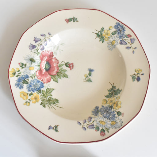 ヴィンテージ深皿　ビレロイボッホ Fleurs des champs（フルール・デ・シャン）F
